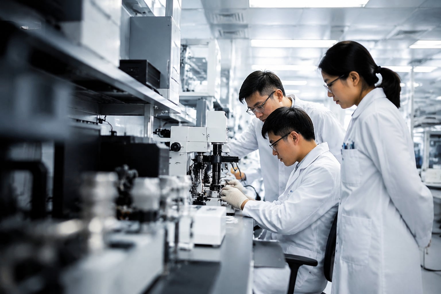 深圳光明科学城科研机构实验室拍摄，高科技企业摄影