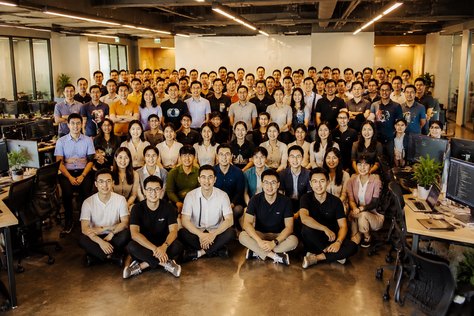 深圳SaaS公司80人团队照加高管照项目复盘,科技企业摄影