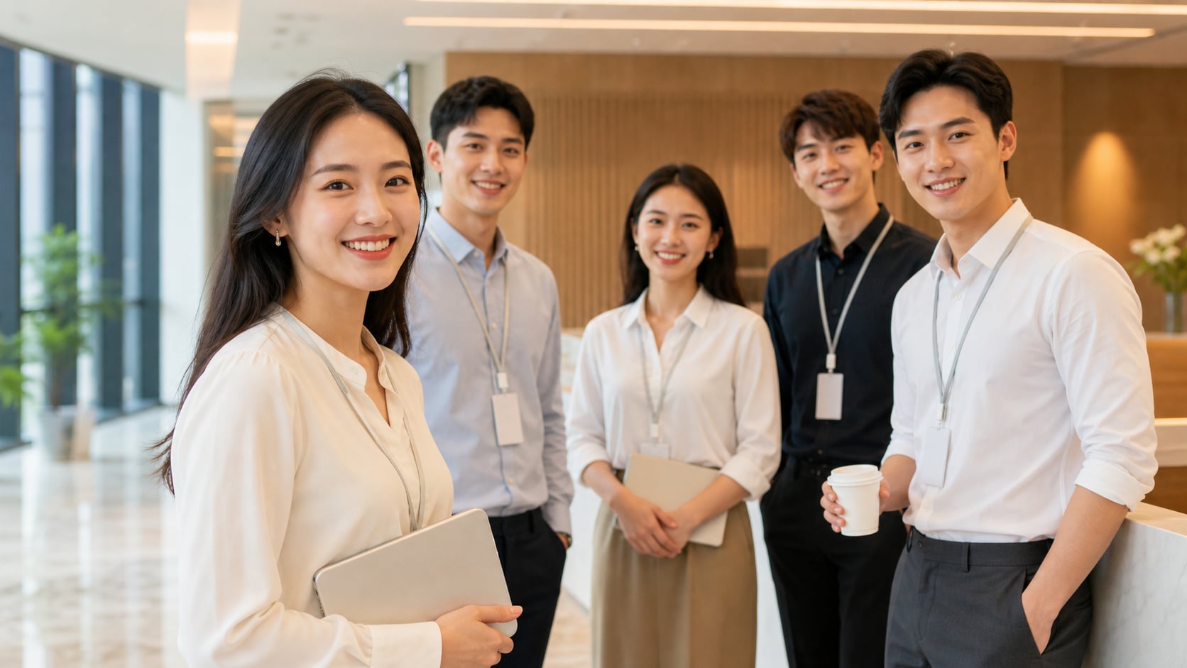 深圳企业新员工入职照统一拍摄，标准化员工形象照